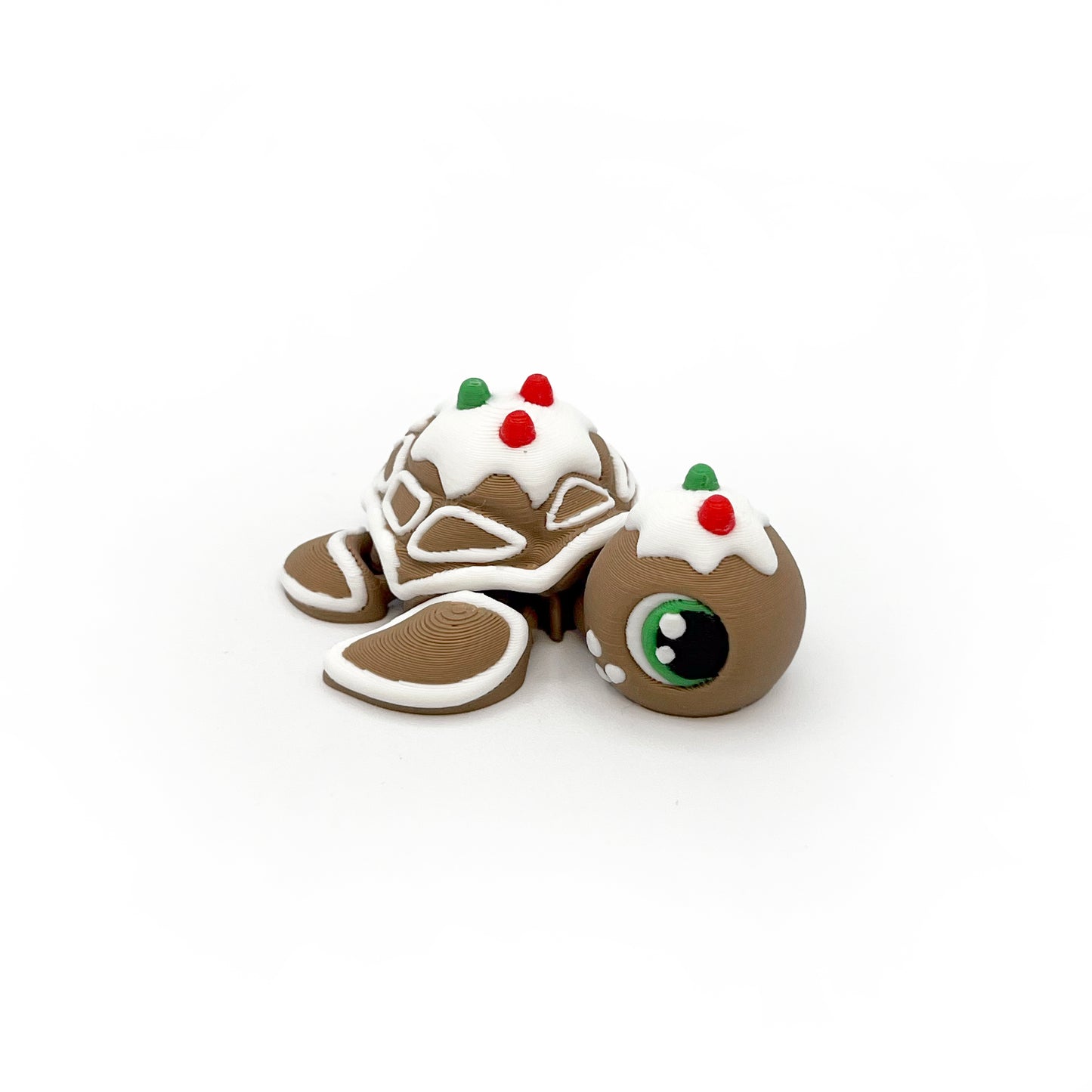 TURTLES!! Desk Pal – Palm-Sized Articulated 3D Printed Turtle Fidget Toy with Pocket Turtle Energy