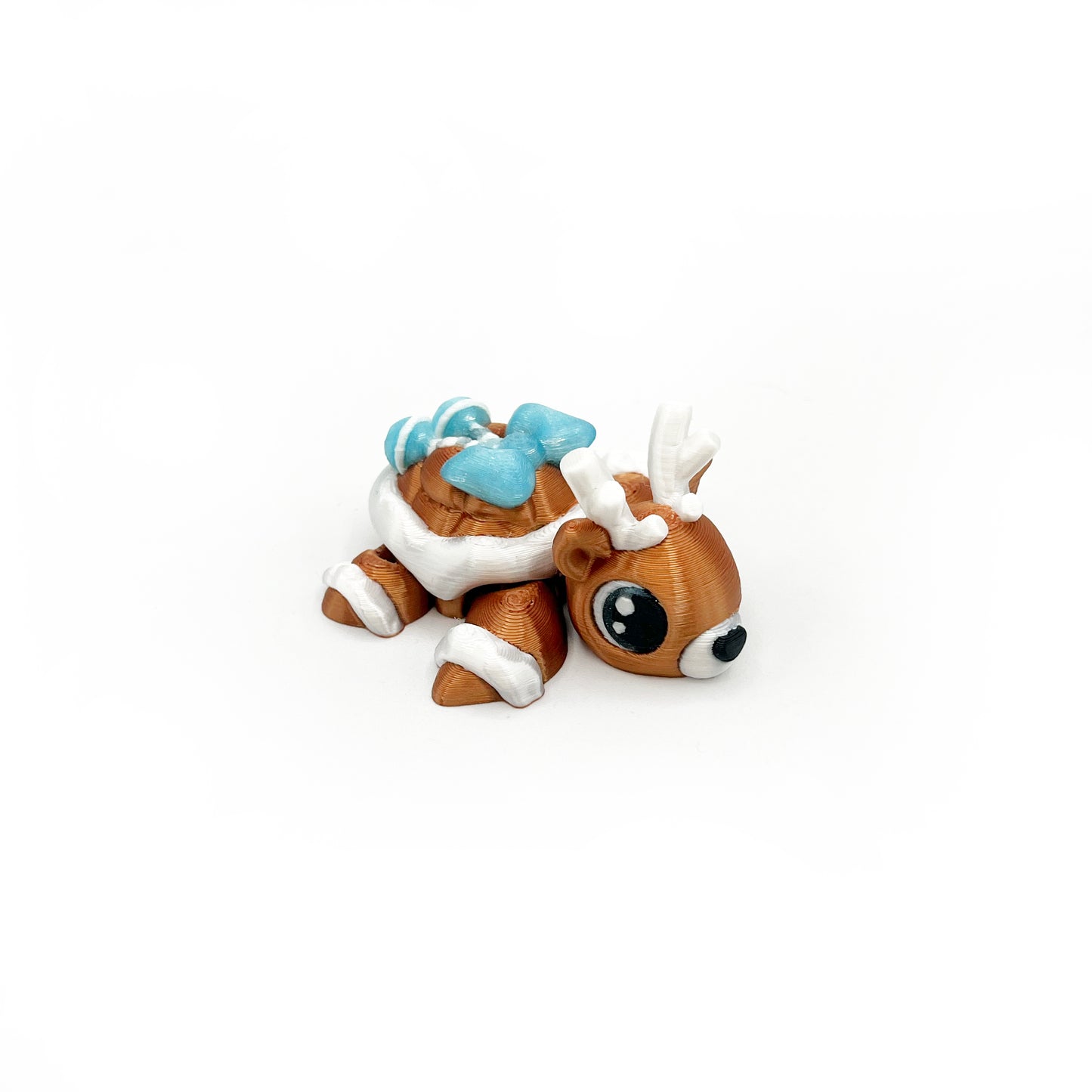 TURTLES!! Desk Pal – Palm-Sized Articulated 3D Printed Turtle Fidget Toy with Pocket Turtle Energy