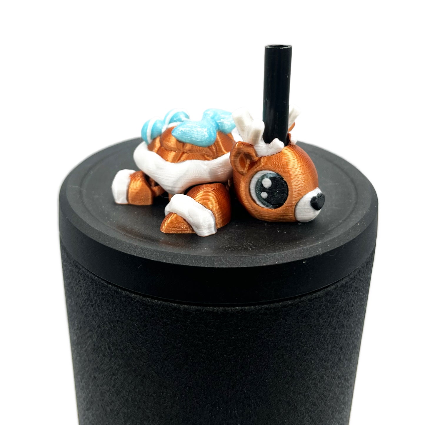 Turtles!! Sip Sidekicks – 3D Printed Turtle Straw Toppers for Tumblers | Cute Straw Buddy Accessories