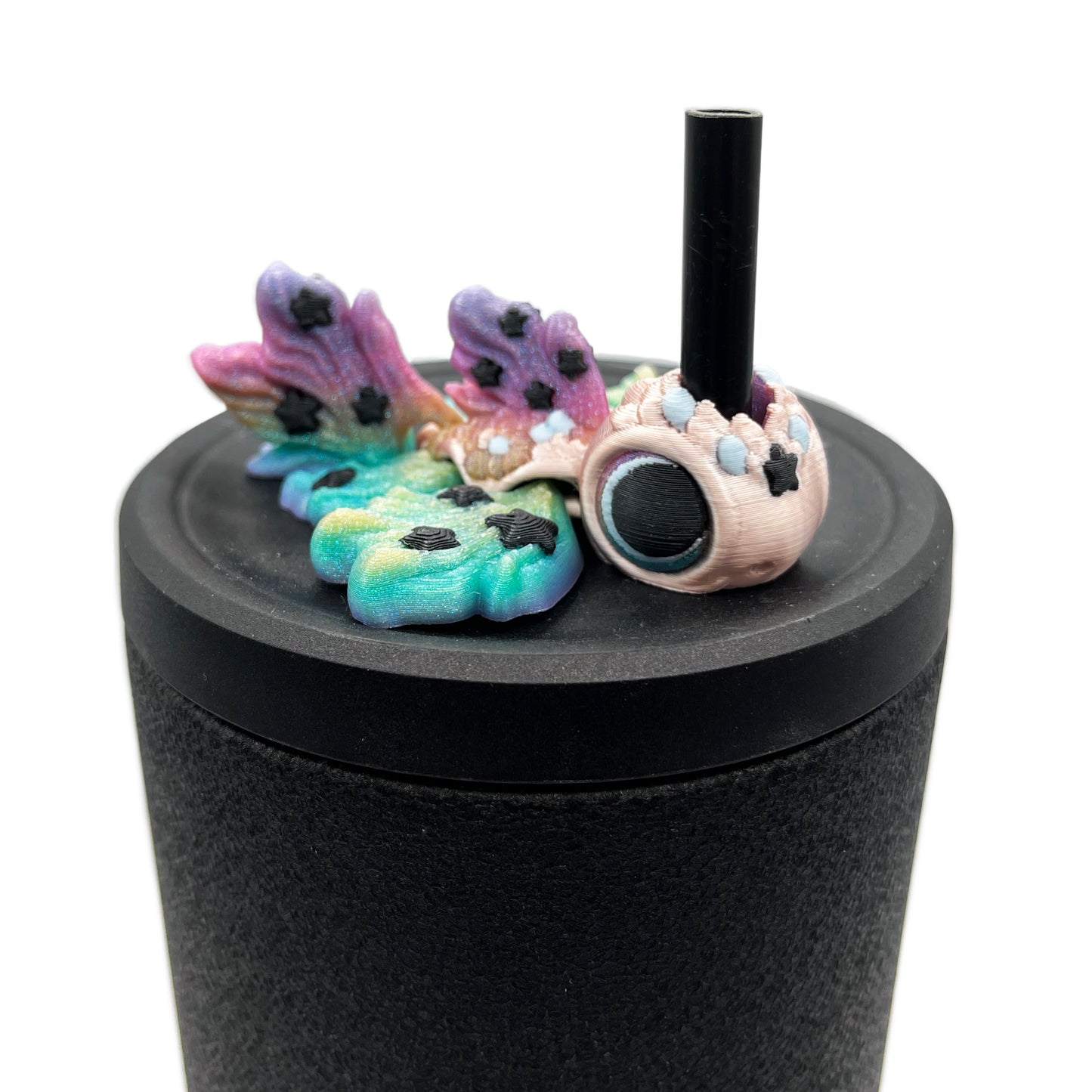 Turtles!! Sip Sidekicks – 3D Printed Turtle Straw Toppers for Tumblers | Cute Straw Buddy Accessories