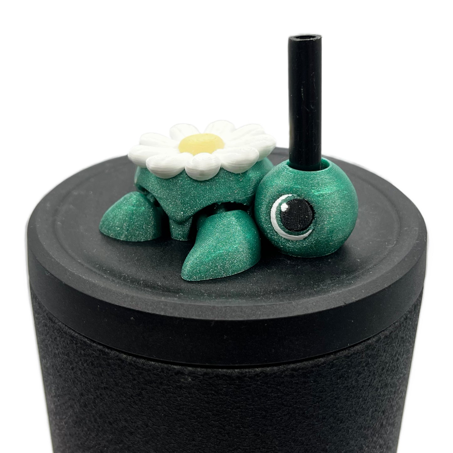 Turtles!! Sip Sidekicks – 3D Printed Turtle Straw Toppers for Tumblers | Cute Straw Buddy Accessories