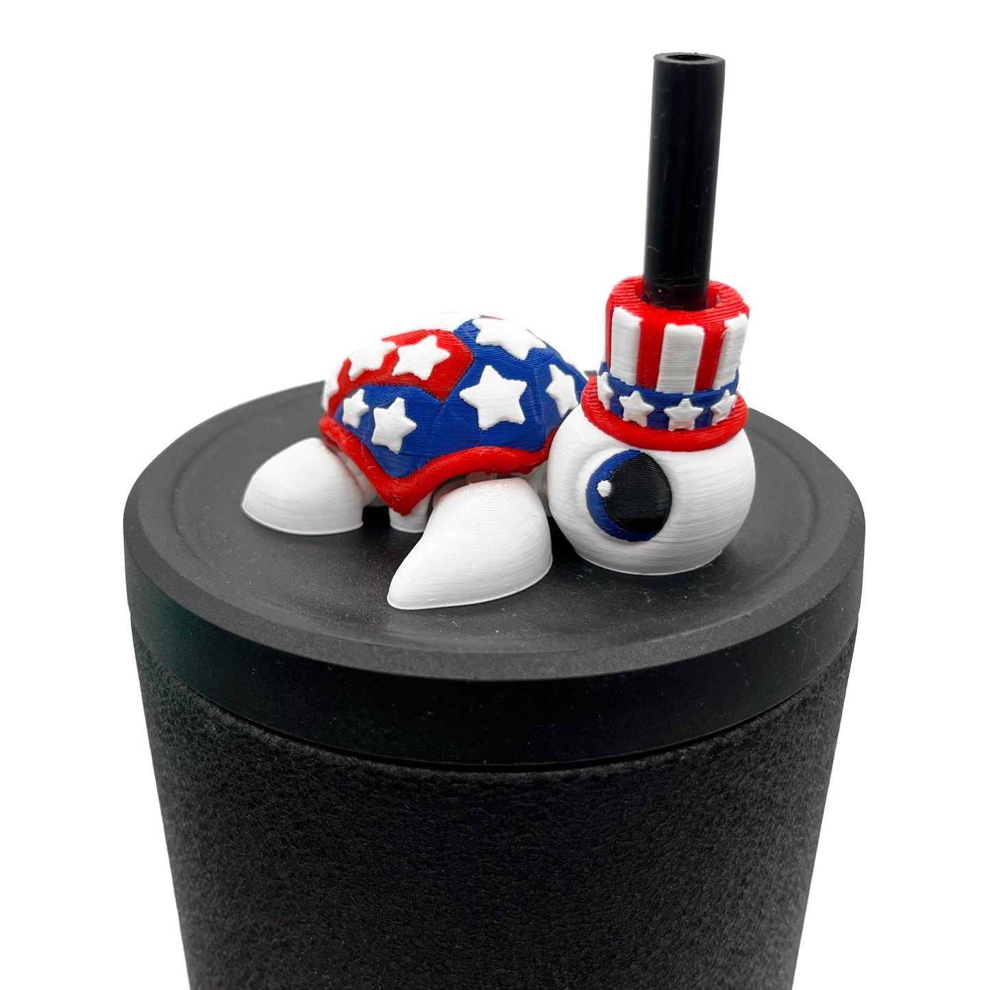 Turtles!! Sip Sidekicks – 3D Printed Turtle Straw Toppers for Tumblers | Cute Straw Buddy Accessories