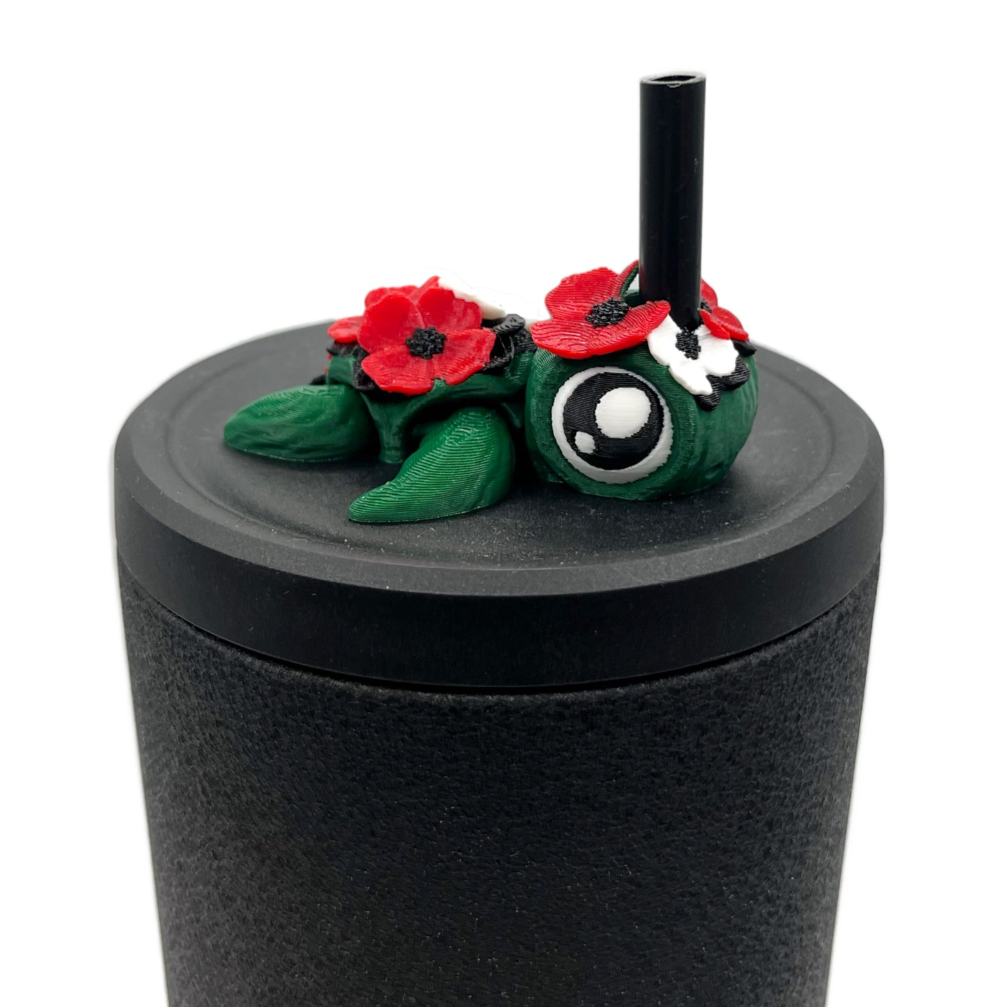 Turtles!! Sip Sidekicks – 3D Printed Turtle Straw Toppers for Tumblers | Cute Straw Buddy Accessories
