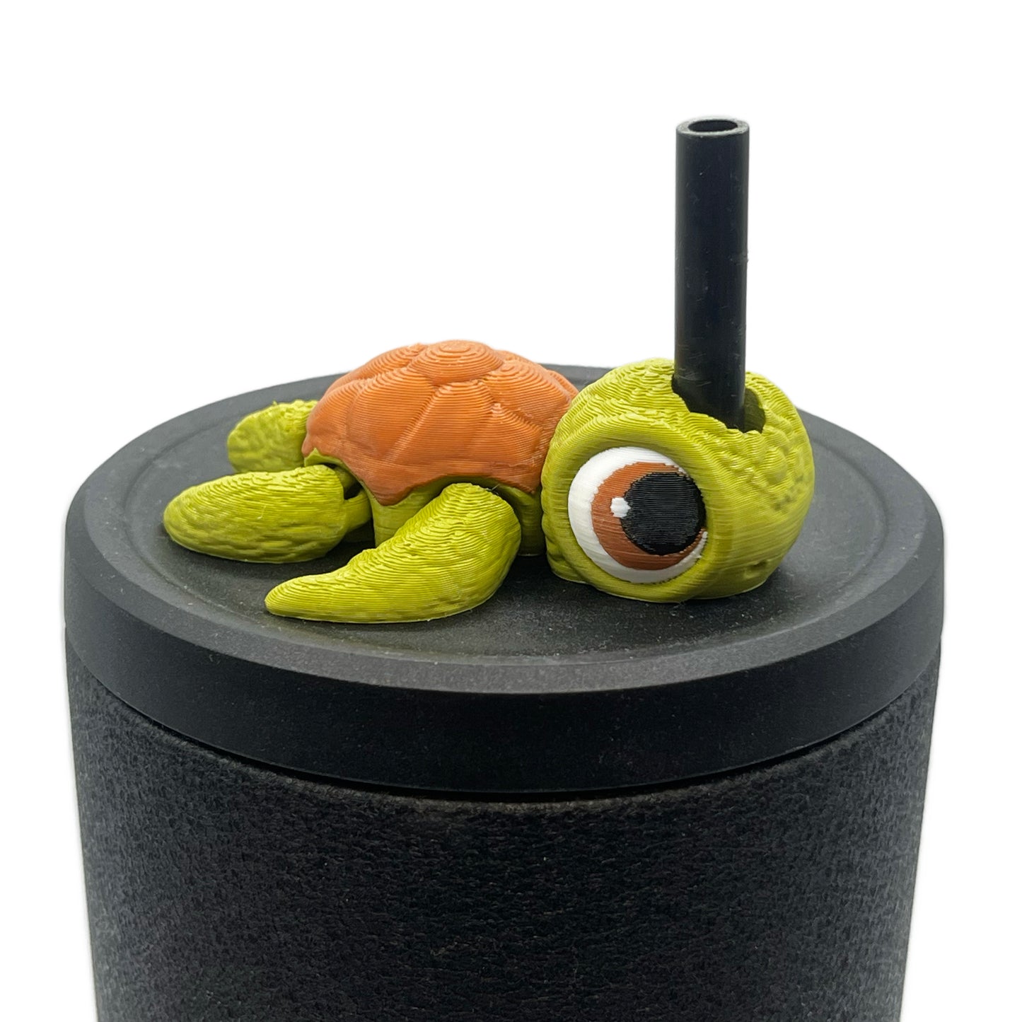 Turtles!! Sip Sidekicks – 3D Printed Turtle Straw Toppers for Tumblers | Cute Straw Buddy Accessories