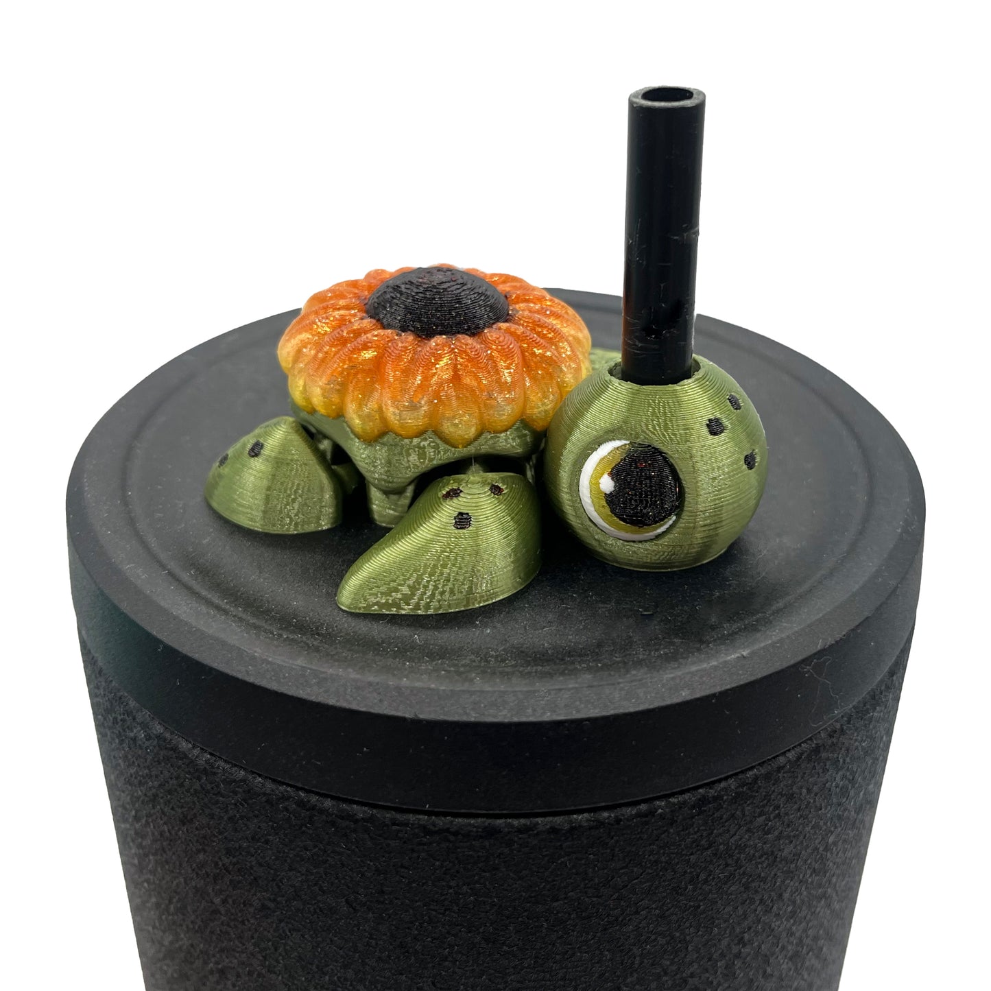 Turtles!! Sip Sidekicks – 3D Printed Turtle Straw Toppers for Tumblers | Cute Straw Buddy Accessories