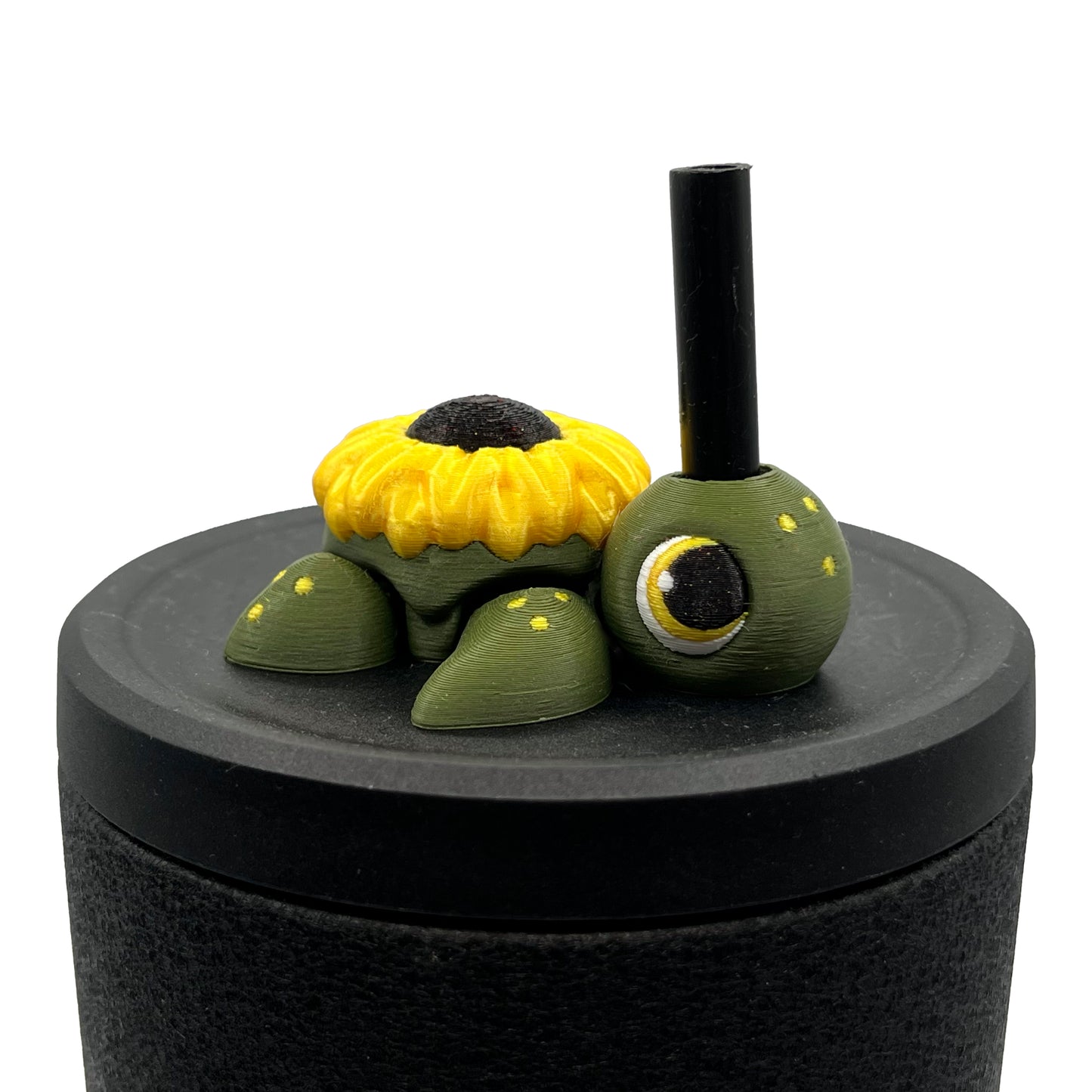 Turtles!! Sip Sidekicks – 3D Printed Turtle Straw Toppers for Tumblers | Cute Straw Buddy Accessories