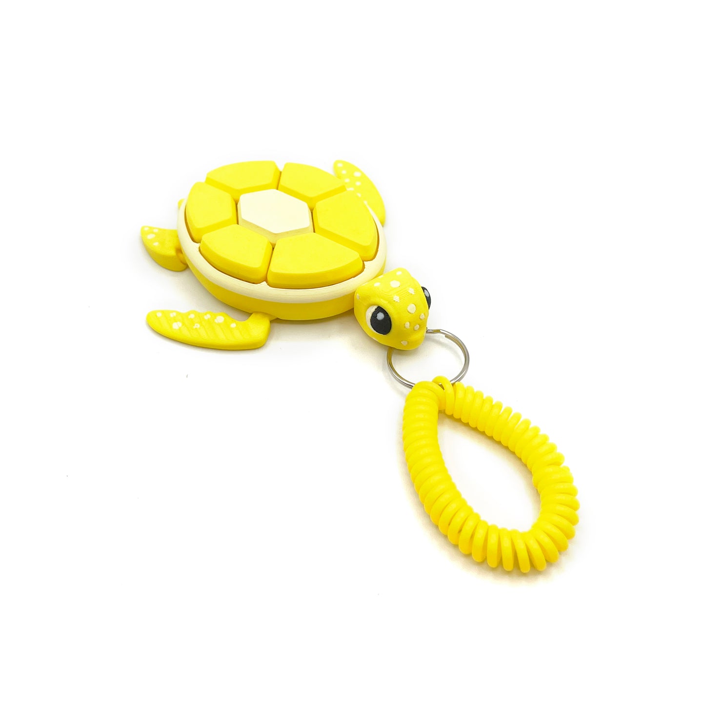 Turtle Fruit Clicker Keychain – 3D Printed Sensory Fidget Keychain | ADHD & Stress Relief Bag Charm