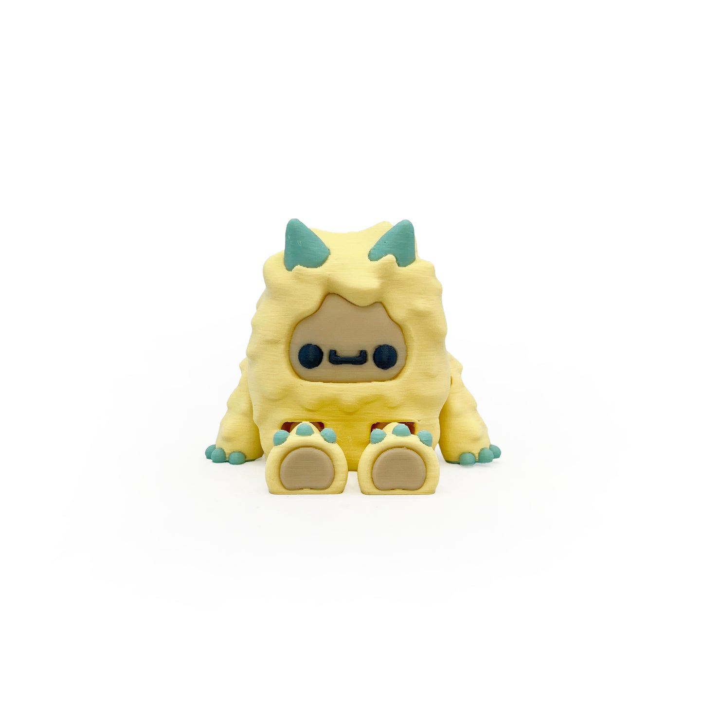 Flurryfoot & Bigfoot Keychains – 3D Printed Cryptid Bag Charms | Cute Clip-On Backpack Buddies