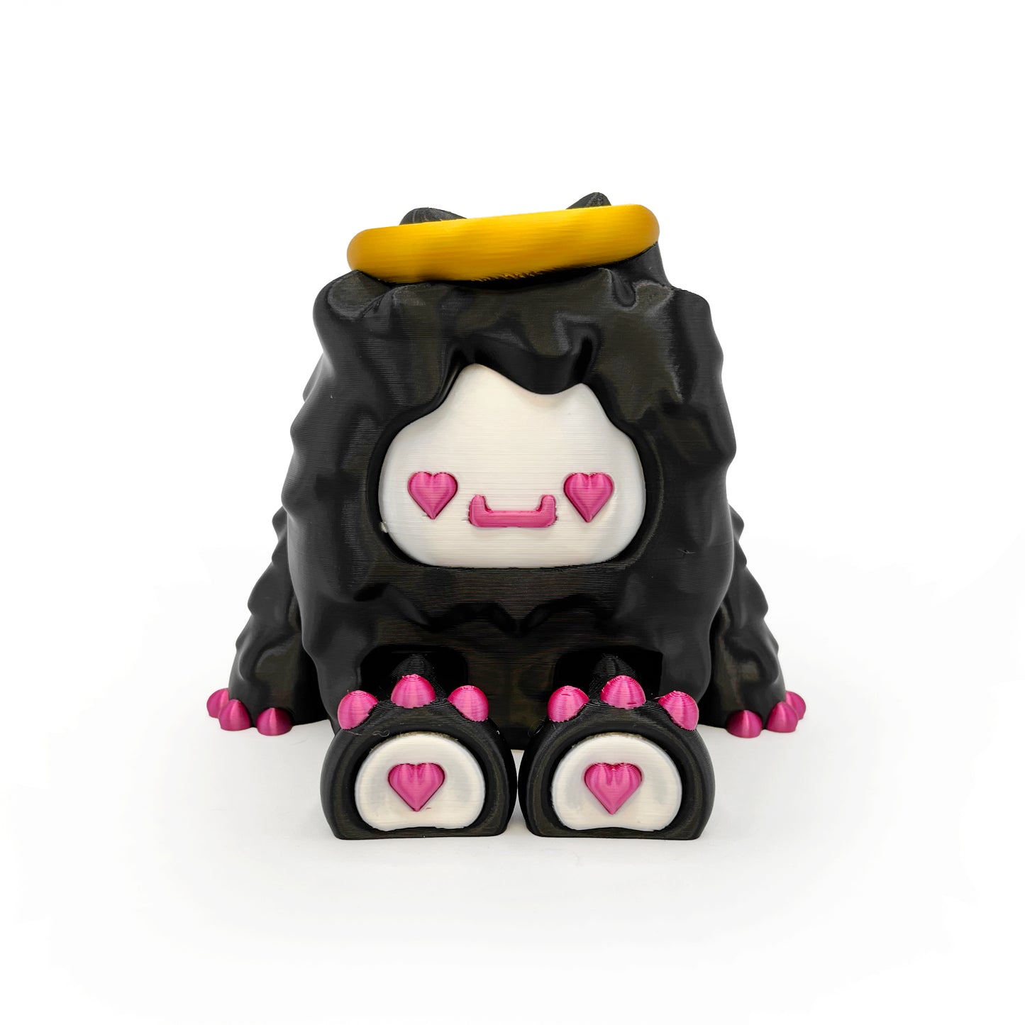 GIANT Flurryfoot & Bigfoot – Oversized 3D Printed Cryptid Figures | Large Cute Desk & Shelf Collectibles
