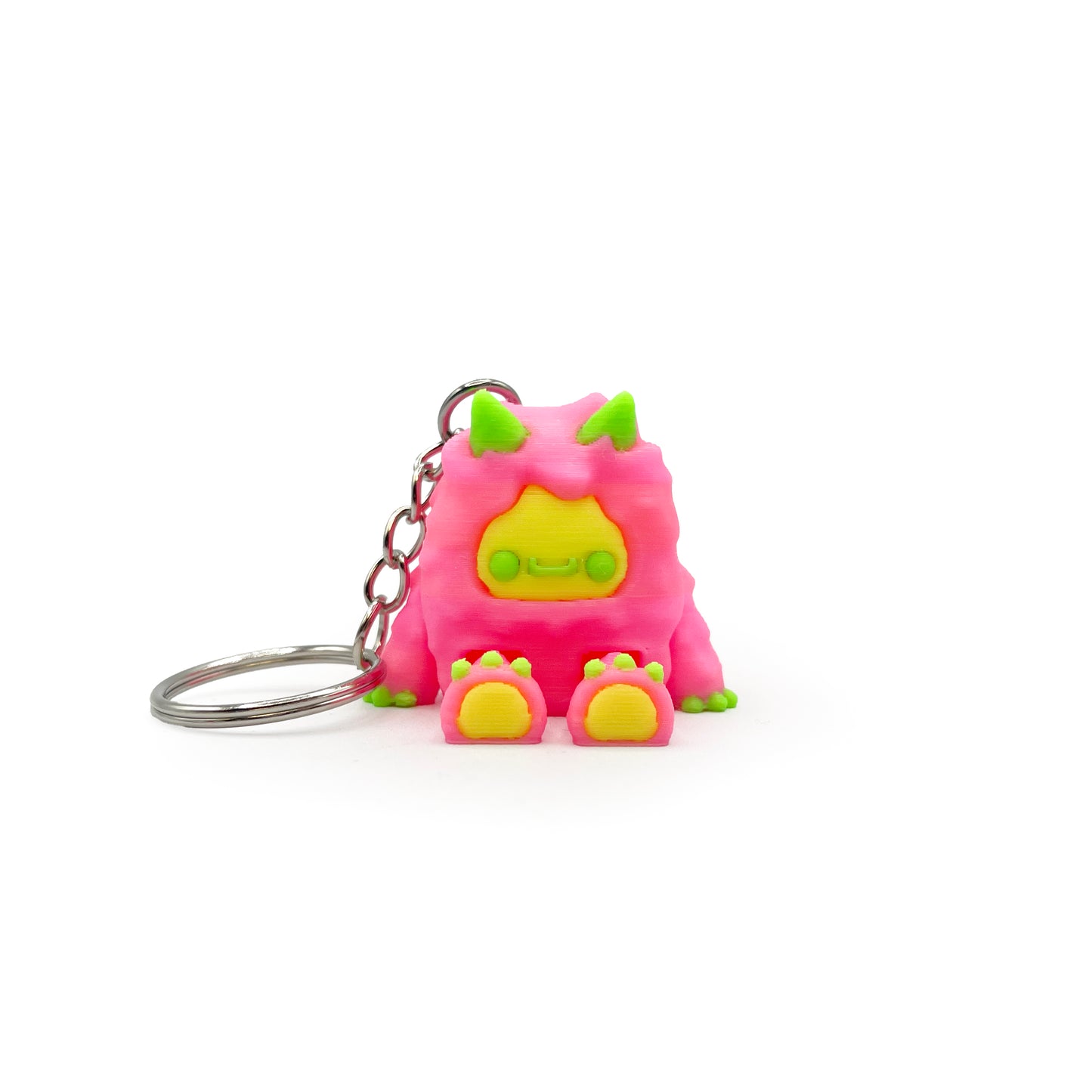 Flurryfoot & Bigfoot Keychains – 3D Printed Cryptid Bag Charms | Cute Clip-On Backpack Buddies