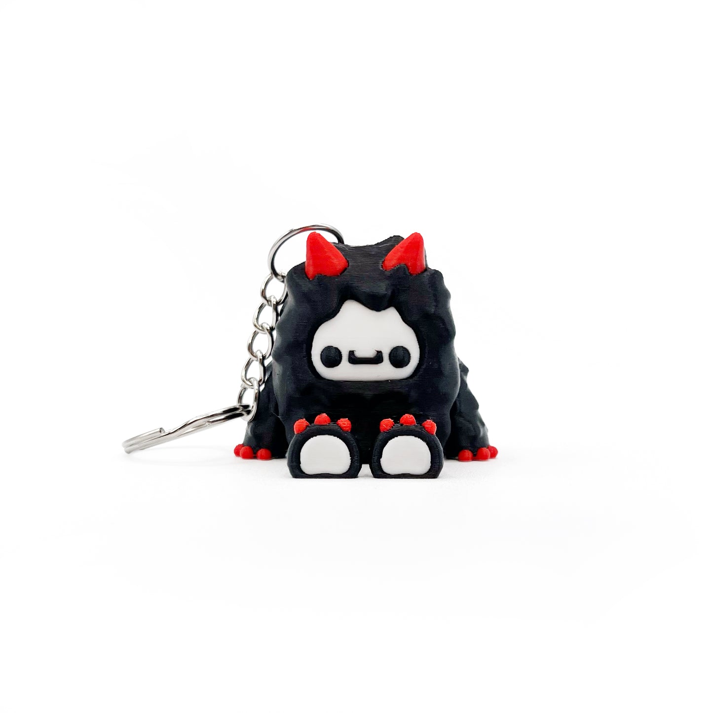 Flurryfoot & Bigfoot Keychains – 3D Printed Cryptid Bag Charms | Cute Clip-On Backpack Buddies