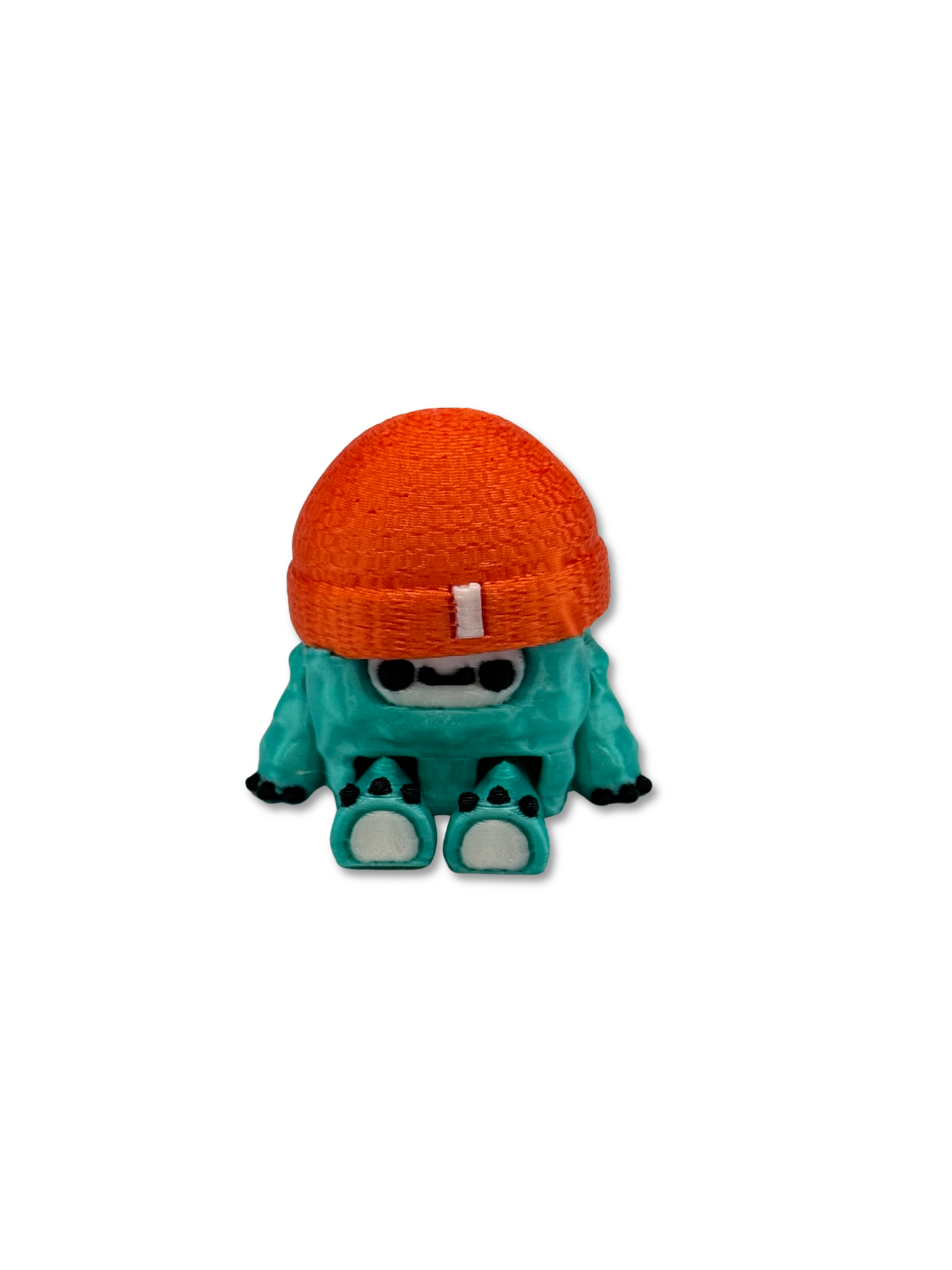 Flurryfoot & Bigfoot Keychains – 3D Printed Cryptid Bag Charms | Cute Clip-On Backpack Buddies