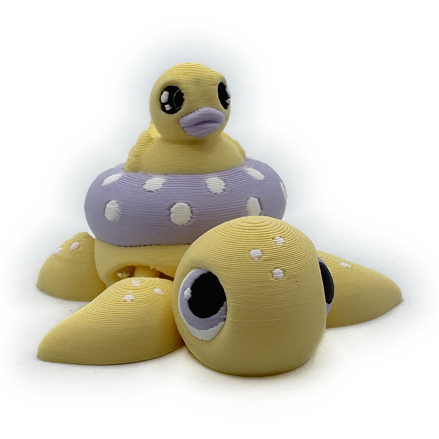 TURTLES!! Desk Pal – Palm-Sized Articulated 3D Printed Turtle Fidget Toy with Pocket Turtle Energy